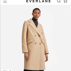 Everlane Wool Camel Coat
